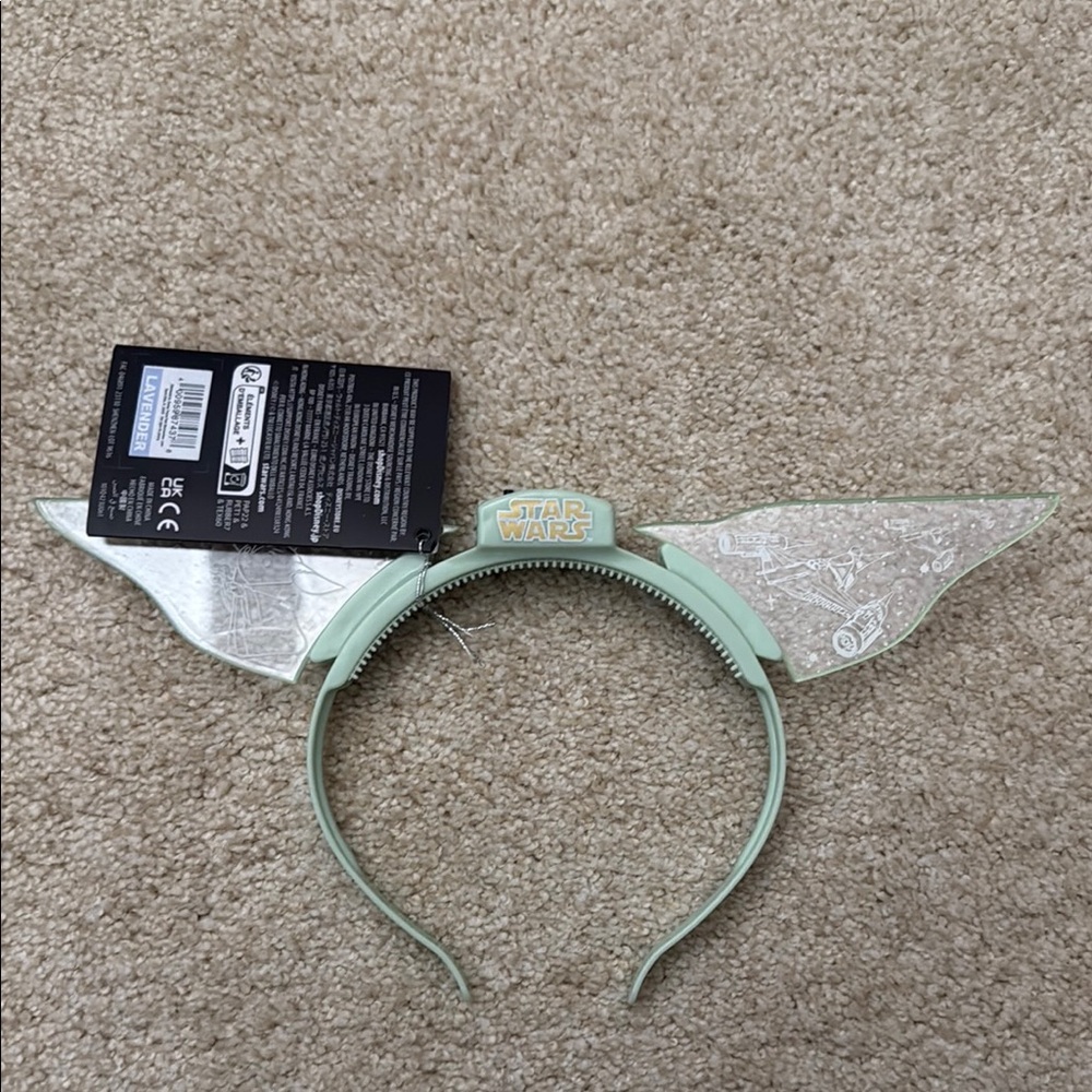NWT Star Wars Yoda light up Green Headband